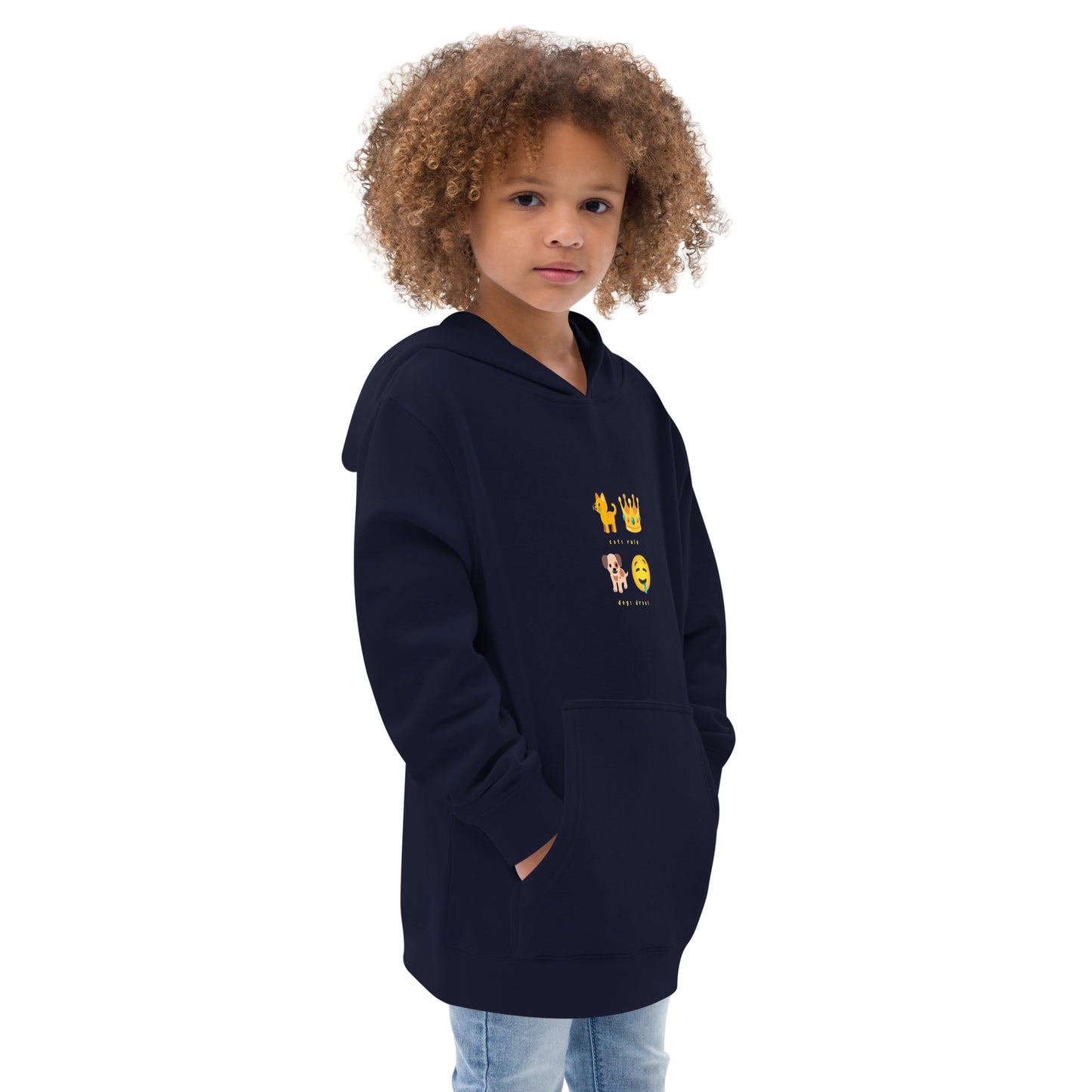 Cats Rule Kids Hoodie