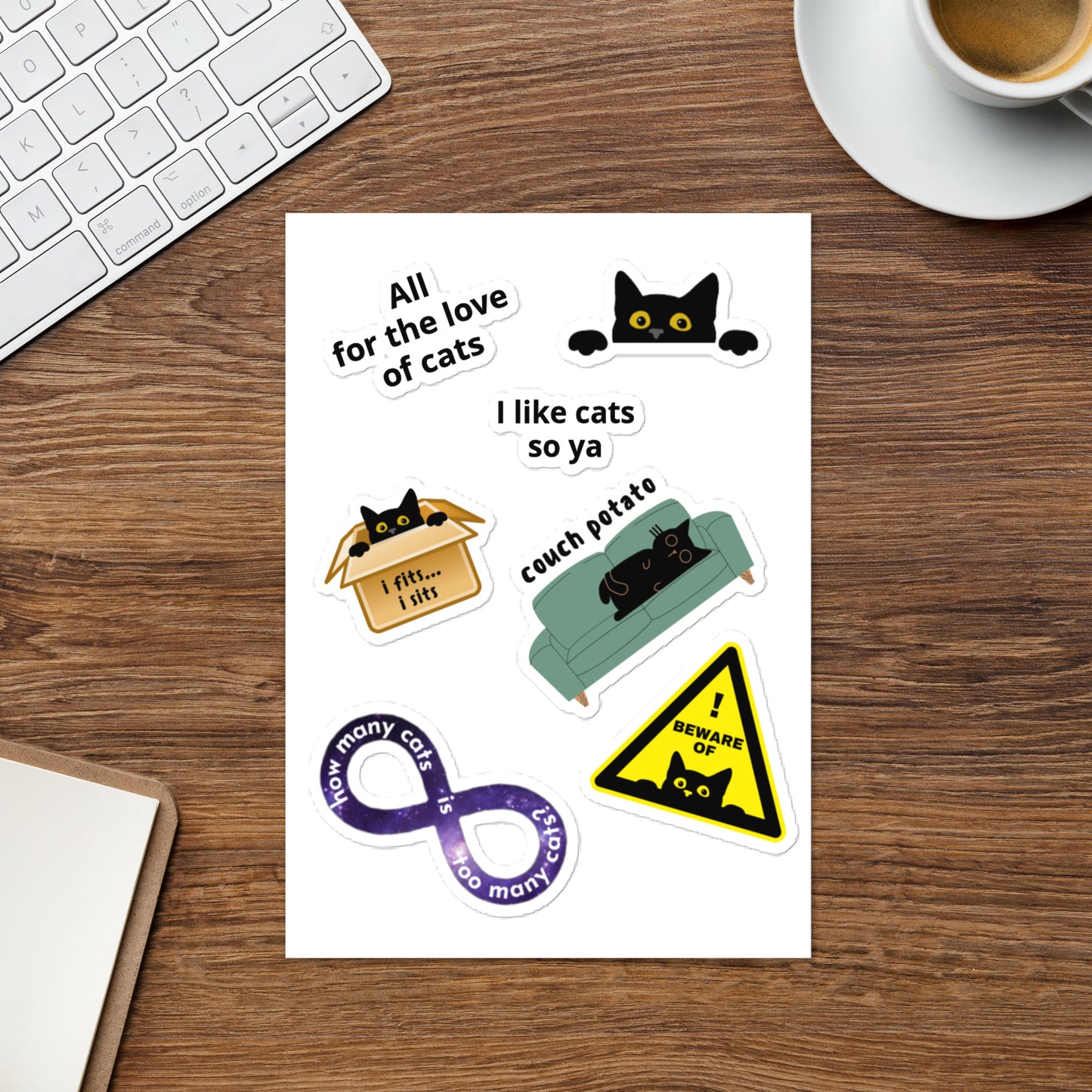 Cat Lover Sticker Sheet