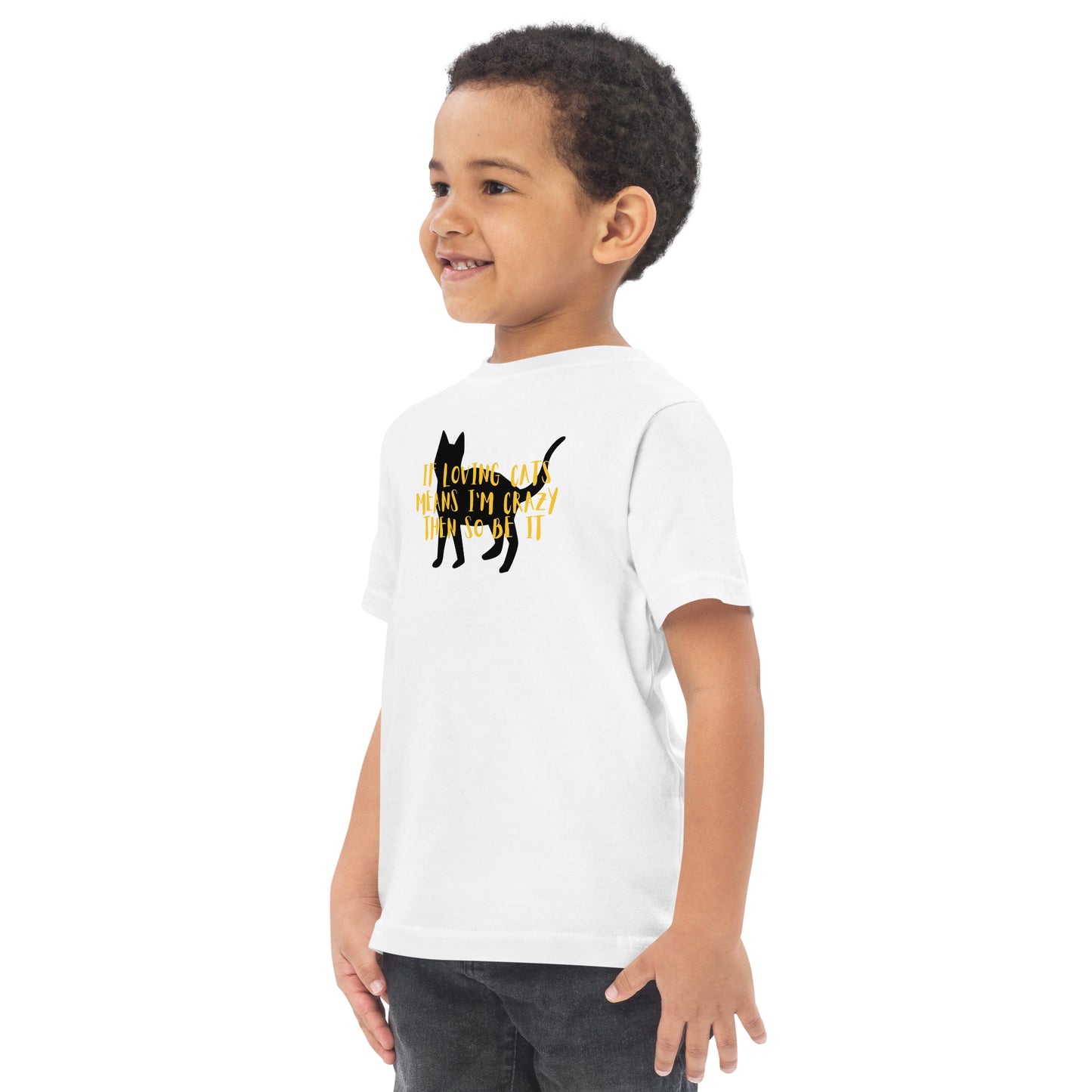 Crazy Cat Purrson Toddler Tee